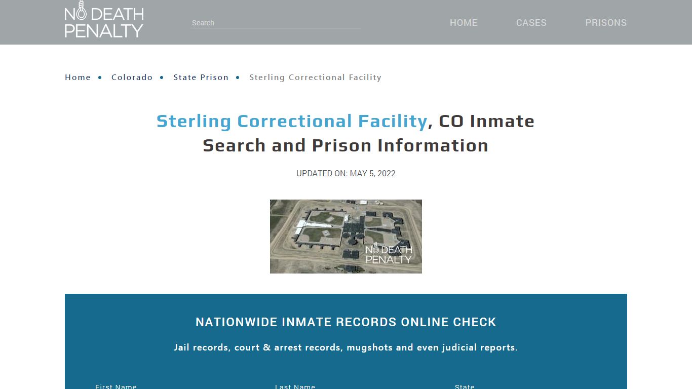 Sterling Correctional Facility, CO Inmate Search ...